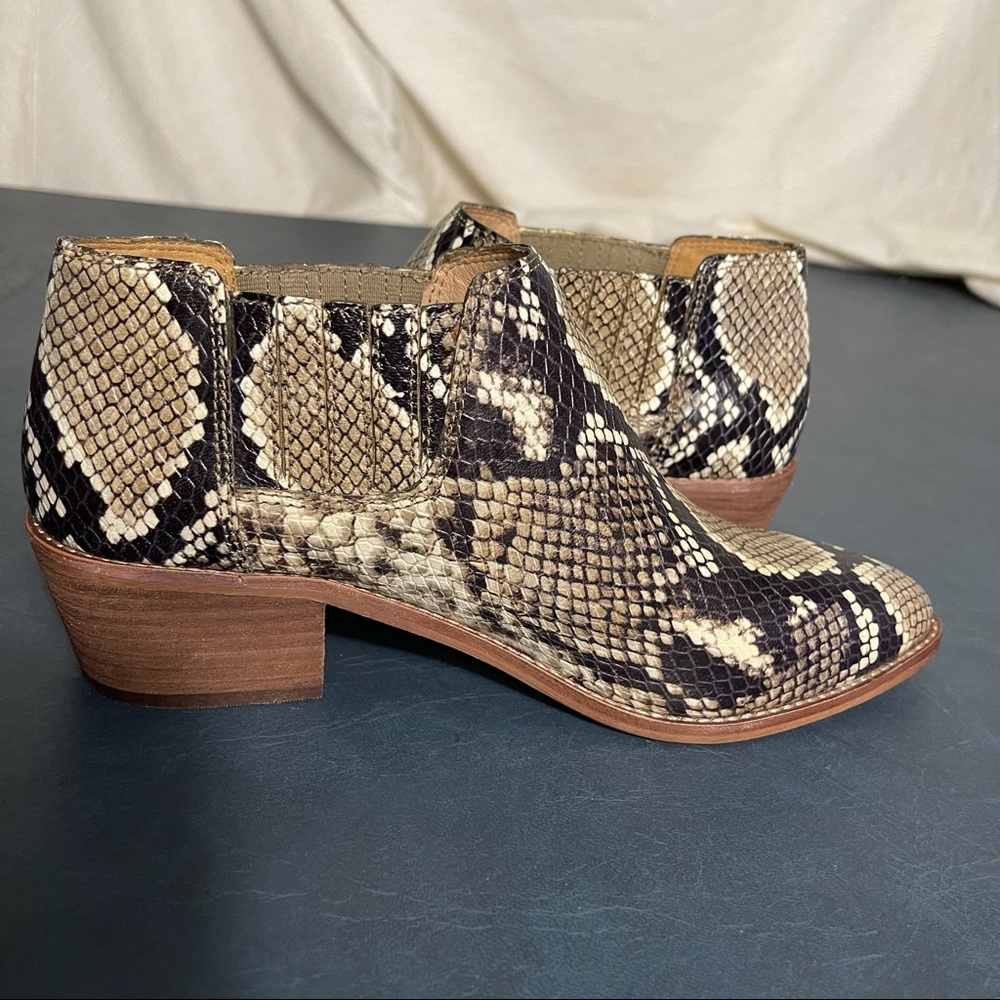 Madewell Snake Print Ankle Boot - Picture 5 of 8